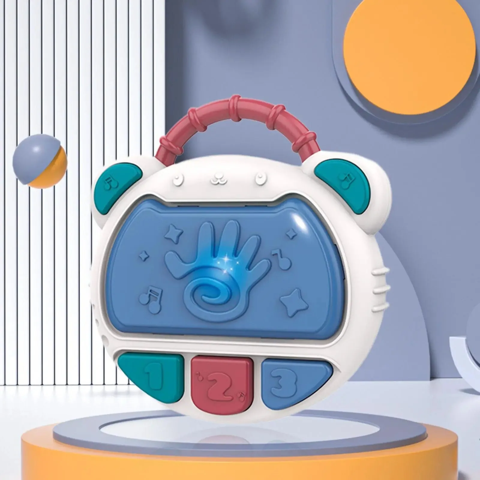 Hand Clapping Drum with Music Light for Baby - Image 3
