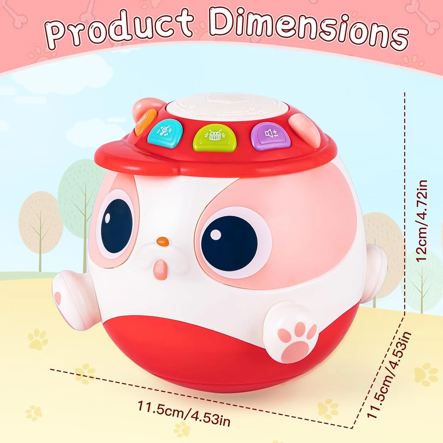 Huanger Musical Hand Clap Tumbler Drum - Image 5