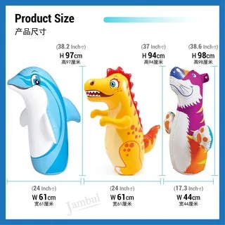 Intex Inflatable Tumbler 3D Roly-poly Animals Bouncer - Image 3
