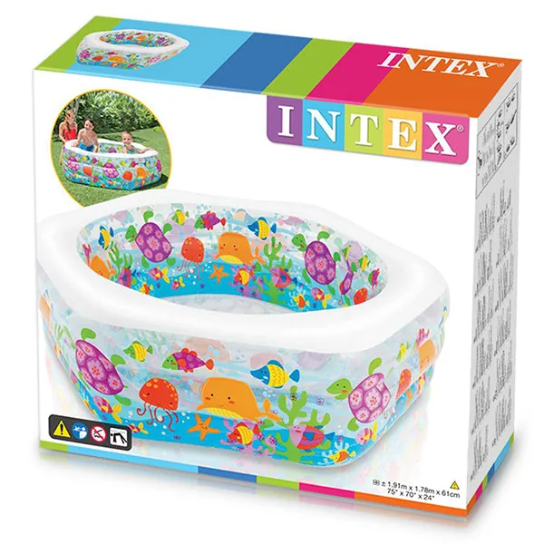 INTEX Ocean Reef Pool ( 75" L x 70" W x 24" H ) - Image 2