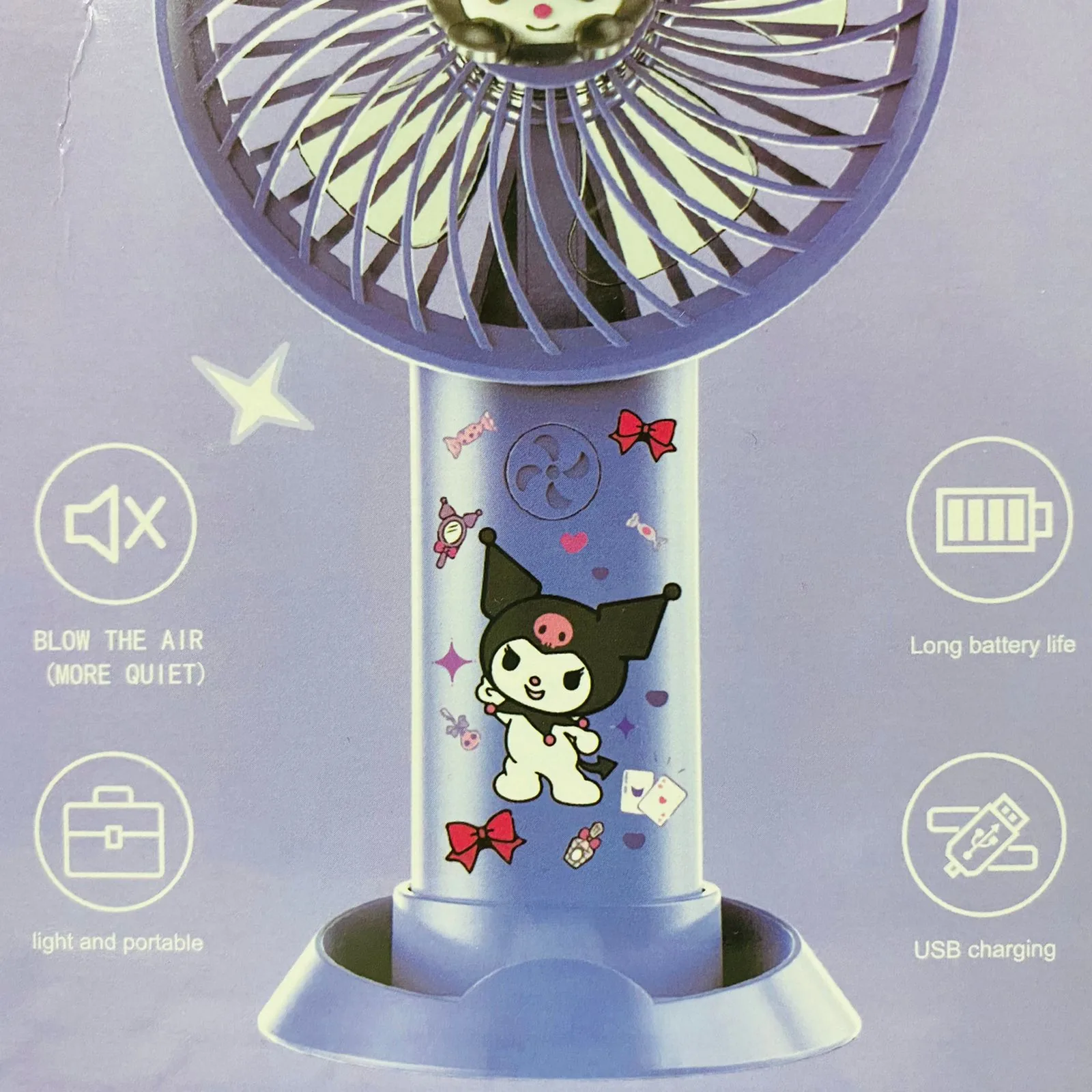 Karoni Portable Charging Mini Hand Fan - Image 2