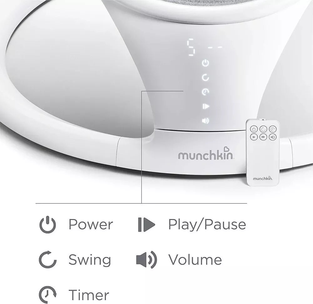 Kidilo Bluetooth Baby Swing With 5 Ranges of Motion - Image 4