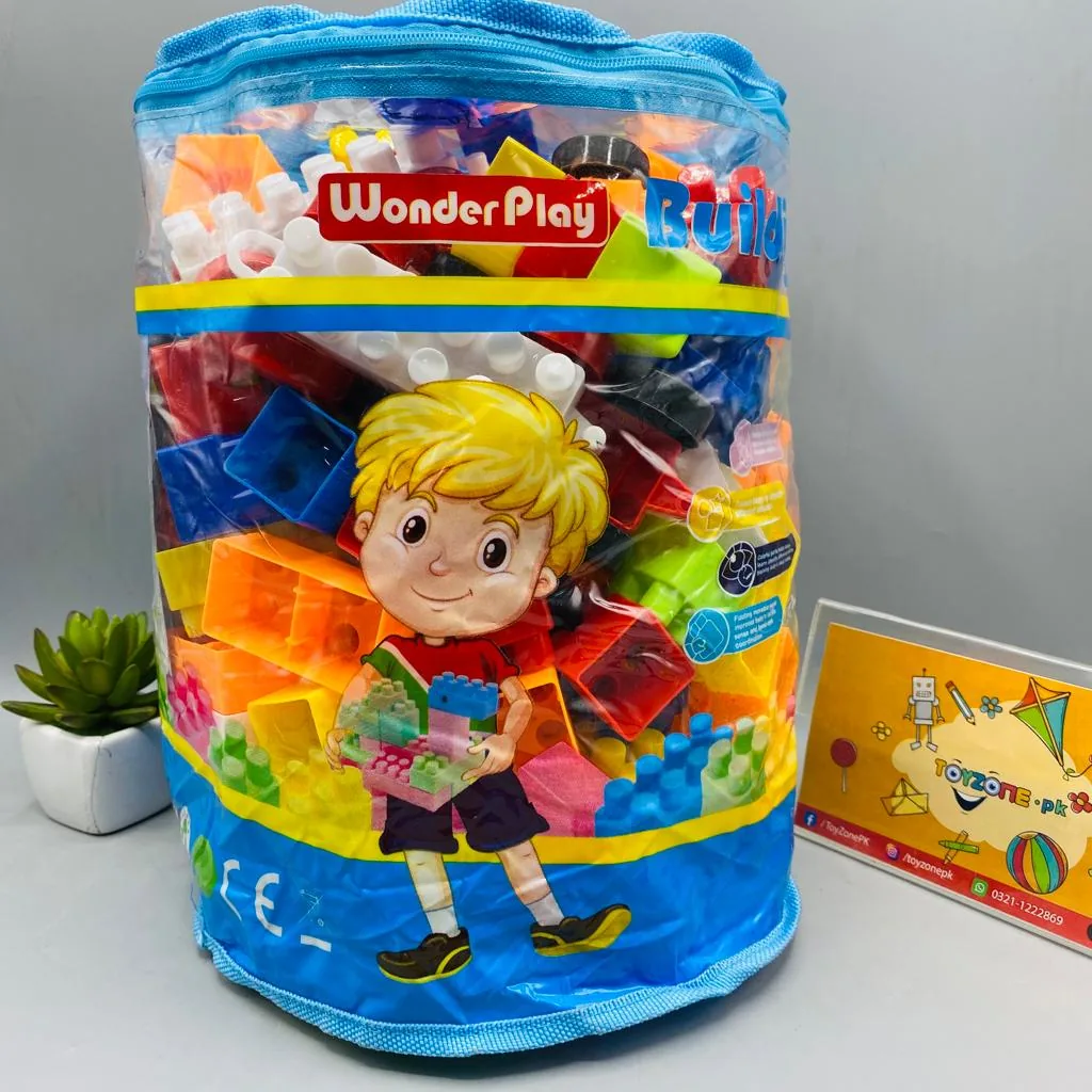 Kids Building Blocks Set Bag -Large - Image 2