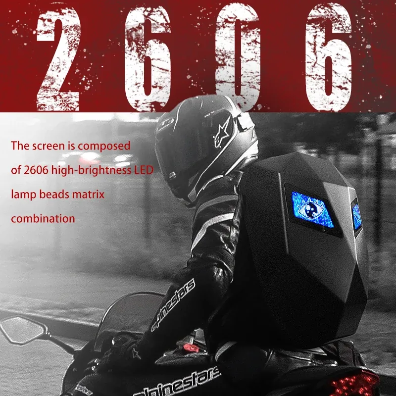 LED Screen 3D Hard Shell Backpack With Waterproof - Image 5