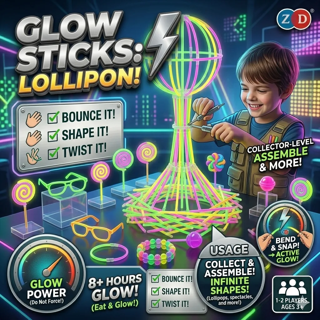 Loli pop glowing stick (100 Pcs) - Image 2