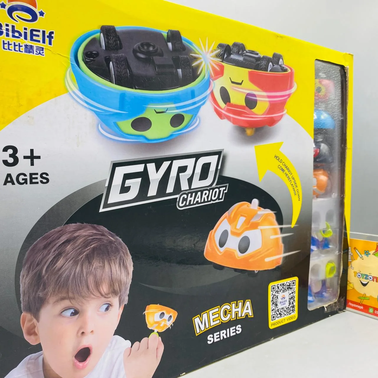 Machine Gyro Chariot Toys Plastic Custom Spinning Top for Kids - Image 4