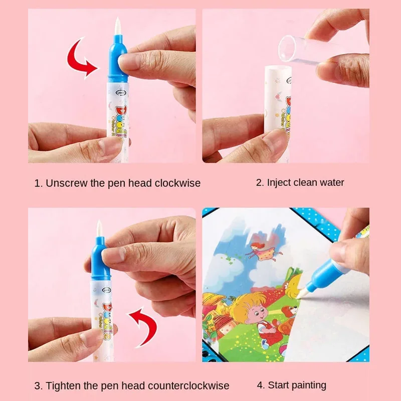 Magic Water Drawing Coloring Book - Image 8
