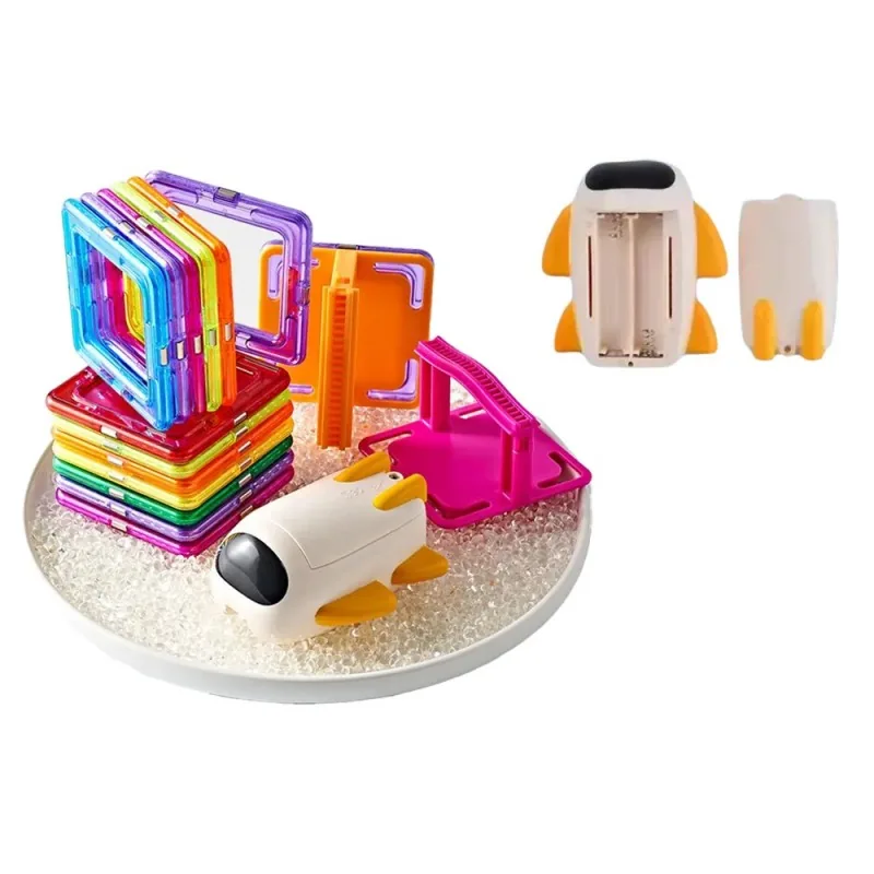 Magnetic Building Blocks Sky Plane Track Set - Image 2
