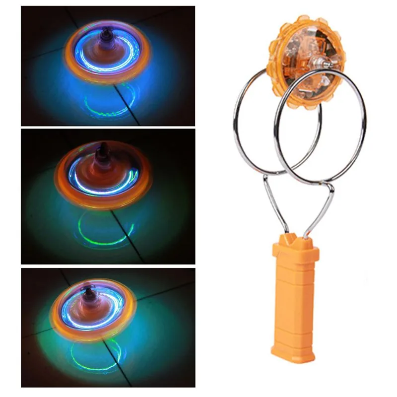 High Quality Magnetic Gyro Wheel LED Flashing Spinning Top - Image 3