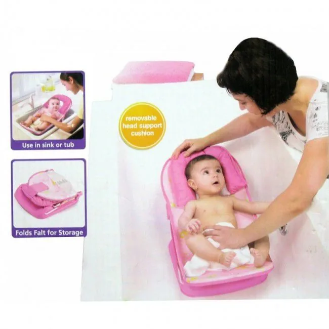 Mastela Deluxe Baby Bather Pink - Image 3