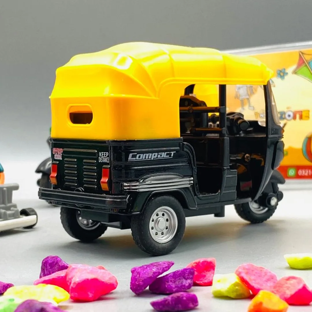 Metal Miniature CNG Auto Rickshaw - Image 2