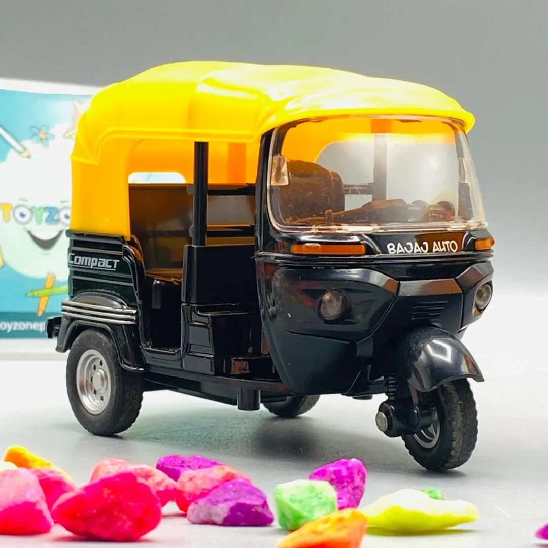 Metal Miniature CNG Auto Rickshaw - Image 3