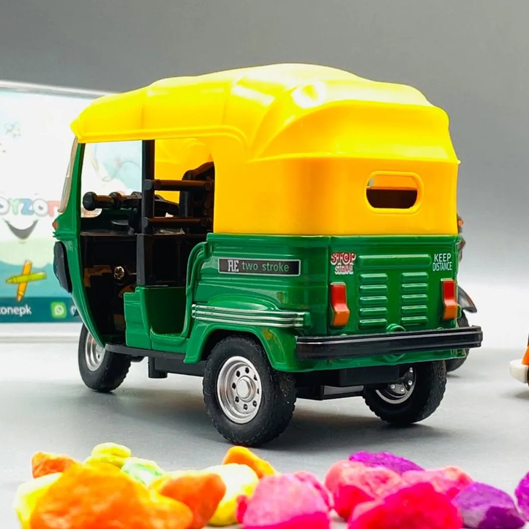 Metal Miniature CNG Auto Rickshaw - Image 4