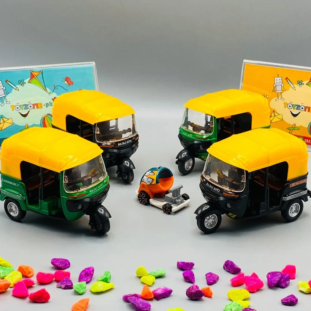Metal Miniature CNG Auto Rickshaw - Image 5