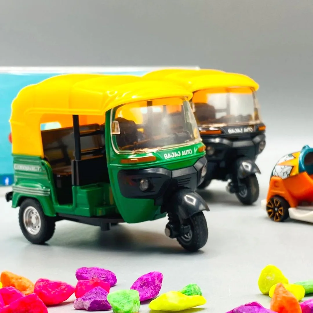 Metal Miniature CNG Auto Rickshaw - Image 7