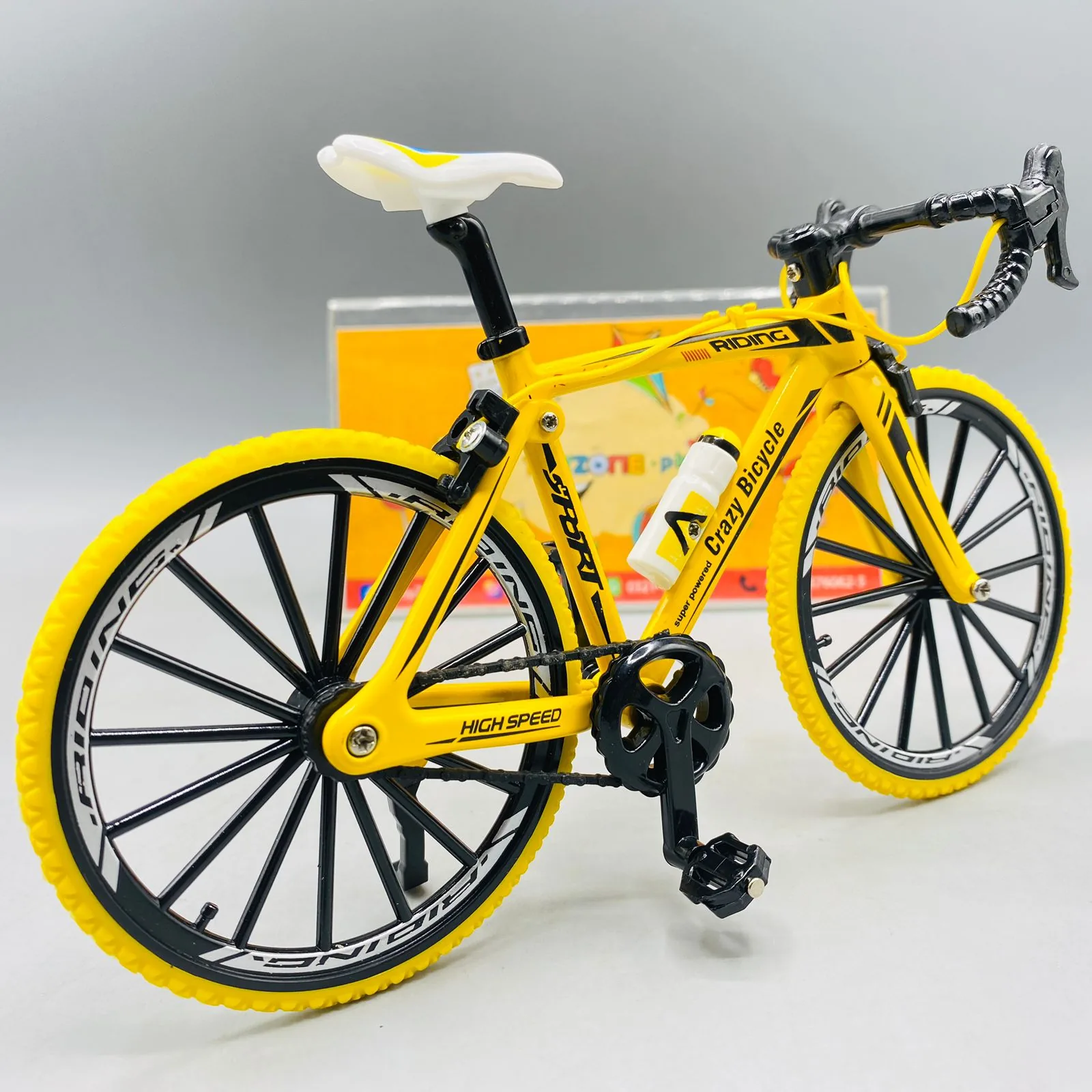 Mini Die-cast Mountain Bicycle Toy - Image 2