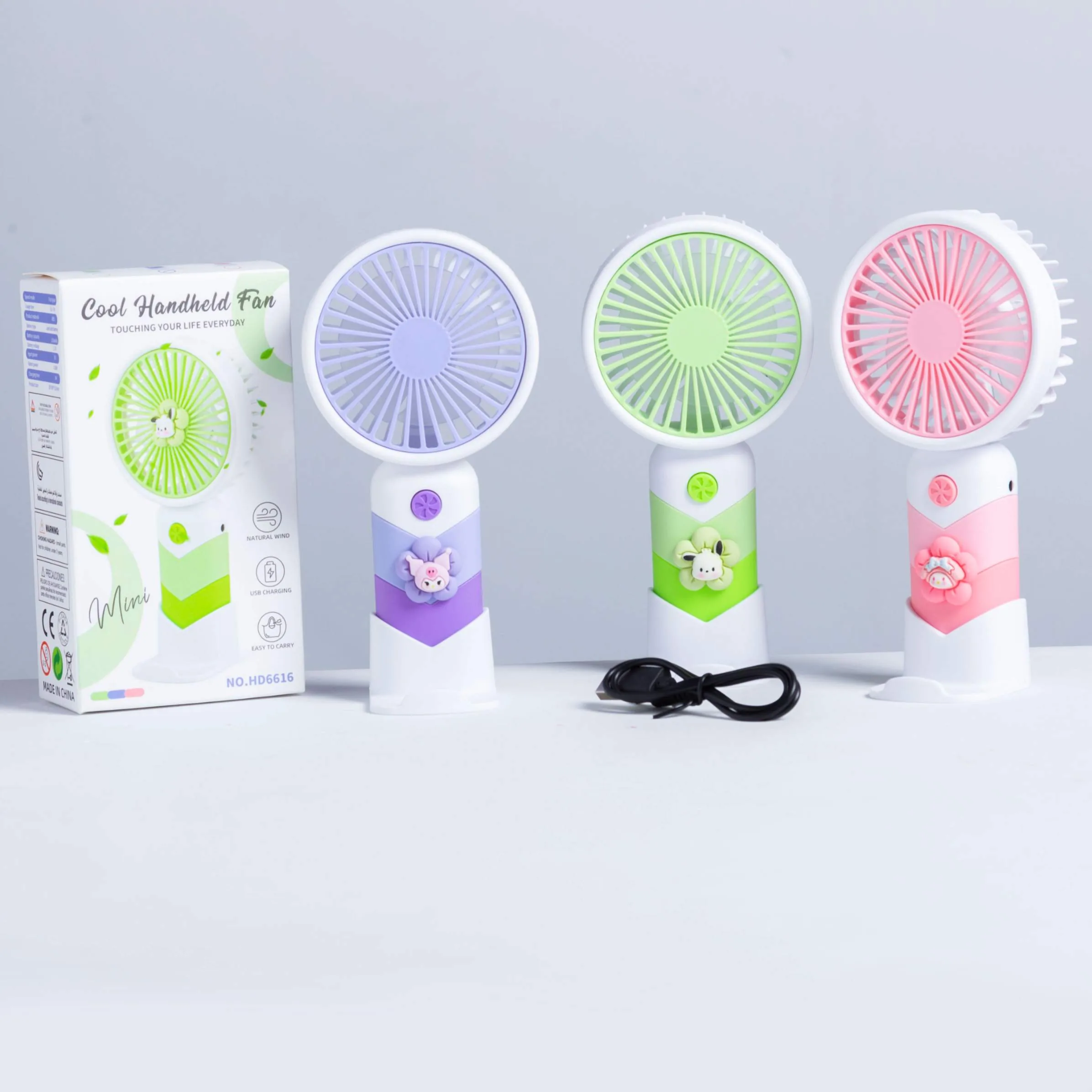 Mini Portable USB Hand Fan - Image 2
