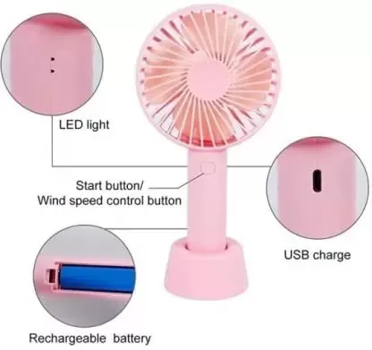 Mini Portable USB Hand Fan - Image 7
