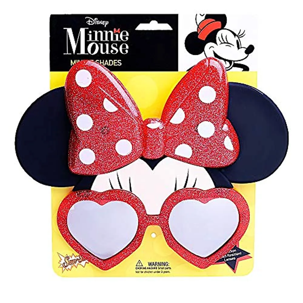 Minnie Mouse Heart Sunglasses - Image 4