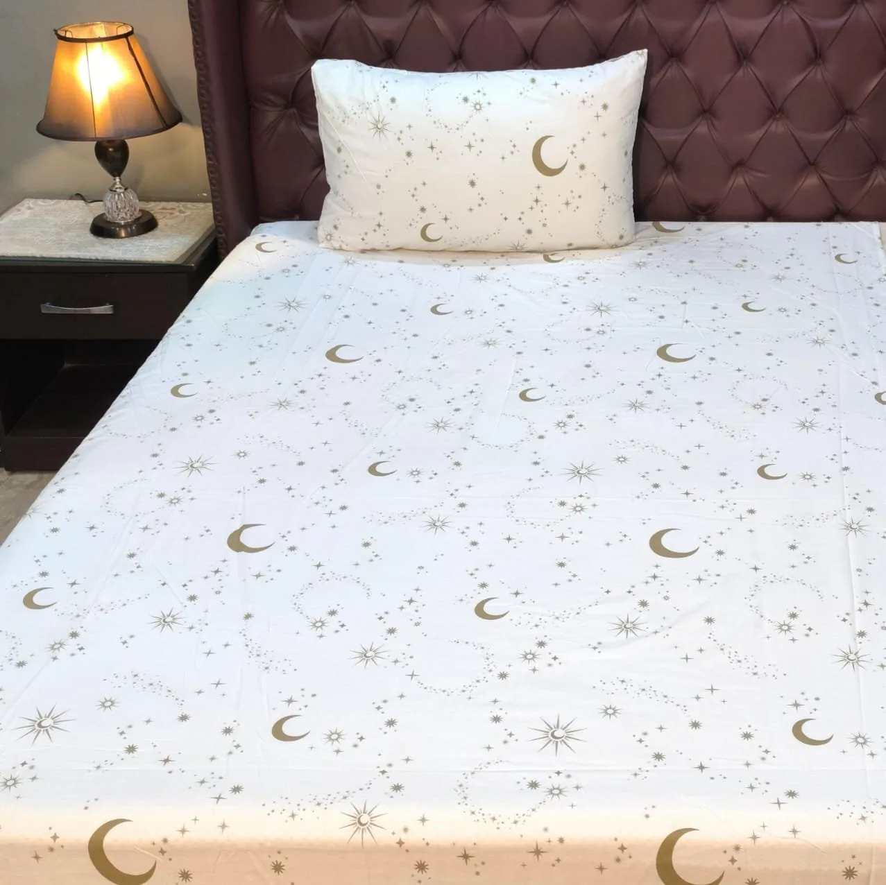 Moon Kids Cotton Bed Sheets