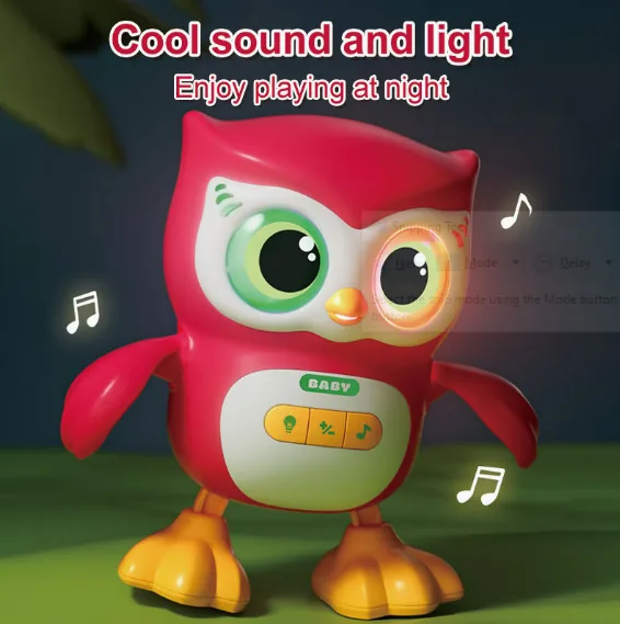 Musical Dancing Owl With Light And Sound - Image 4