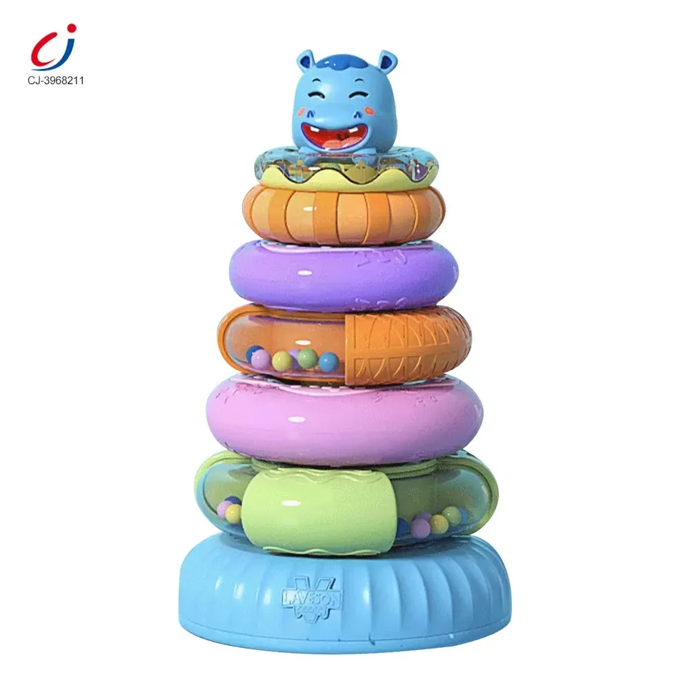 Musical Rainbow Stacking Ring Tower - Image 5