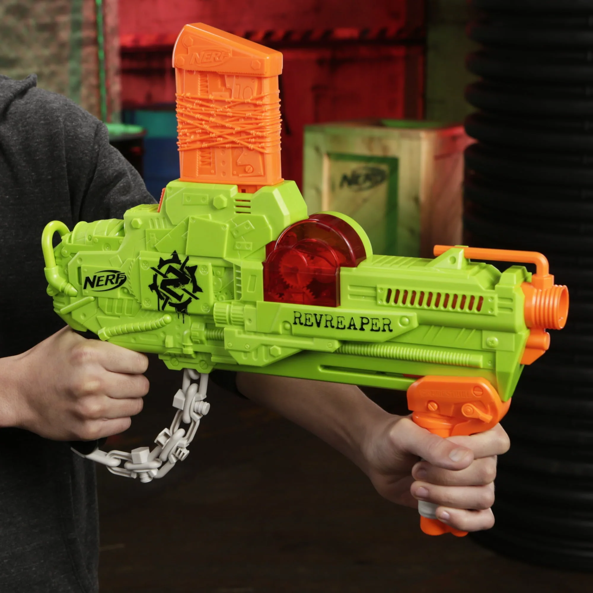 Nerf Zombie Strike RevReaper Blaster - Image 8