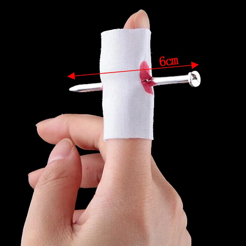 Prank Joke Toy Fake Nail Finger - 2 Pcs - Image 4