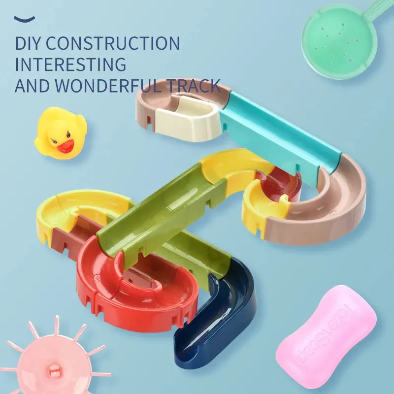Plastic Pipes Building Duck Track Bath Set - Image 2