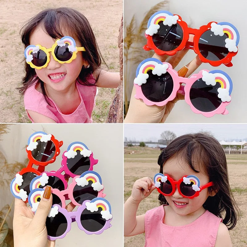 Rainbow Frame Sunglasses For Boys & Girls Assortment - Image 2