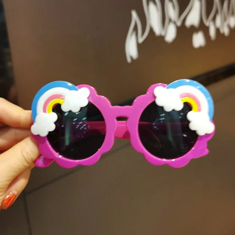 Rainbow Frame Sunglasses For Boys & Girls Assortment - Image 3