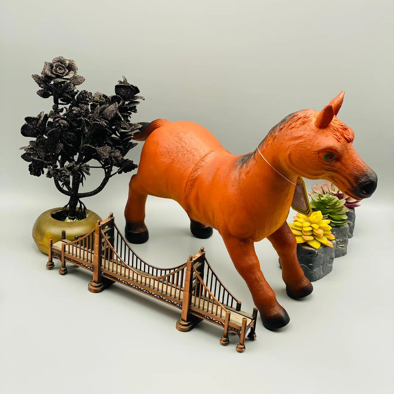 Realistic Soft Rubber Animal | Horse - TZP1 - Image 2