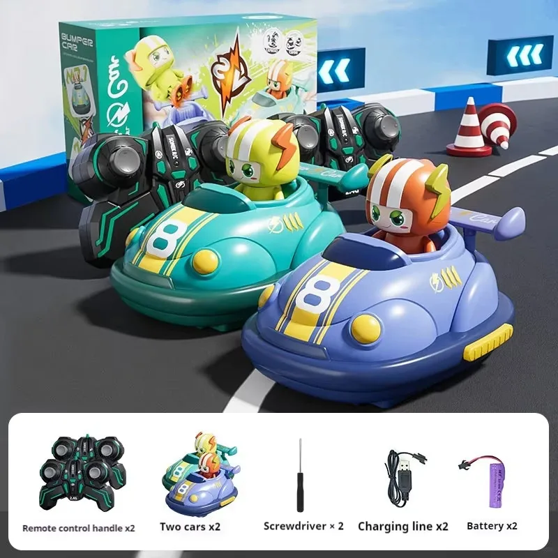 Remote Control 2-Player Bumper Football Car - Image 6