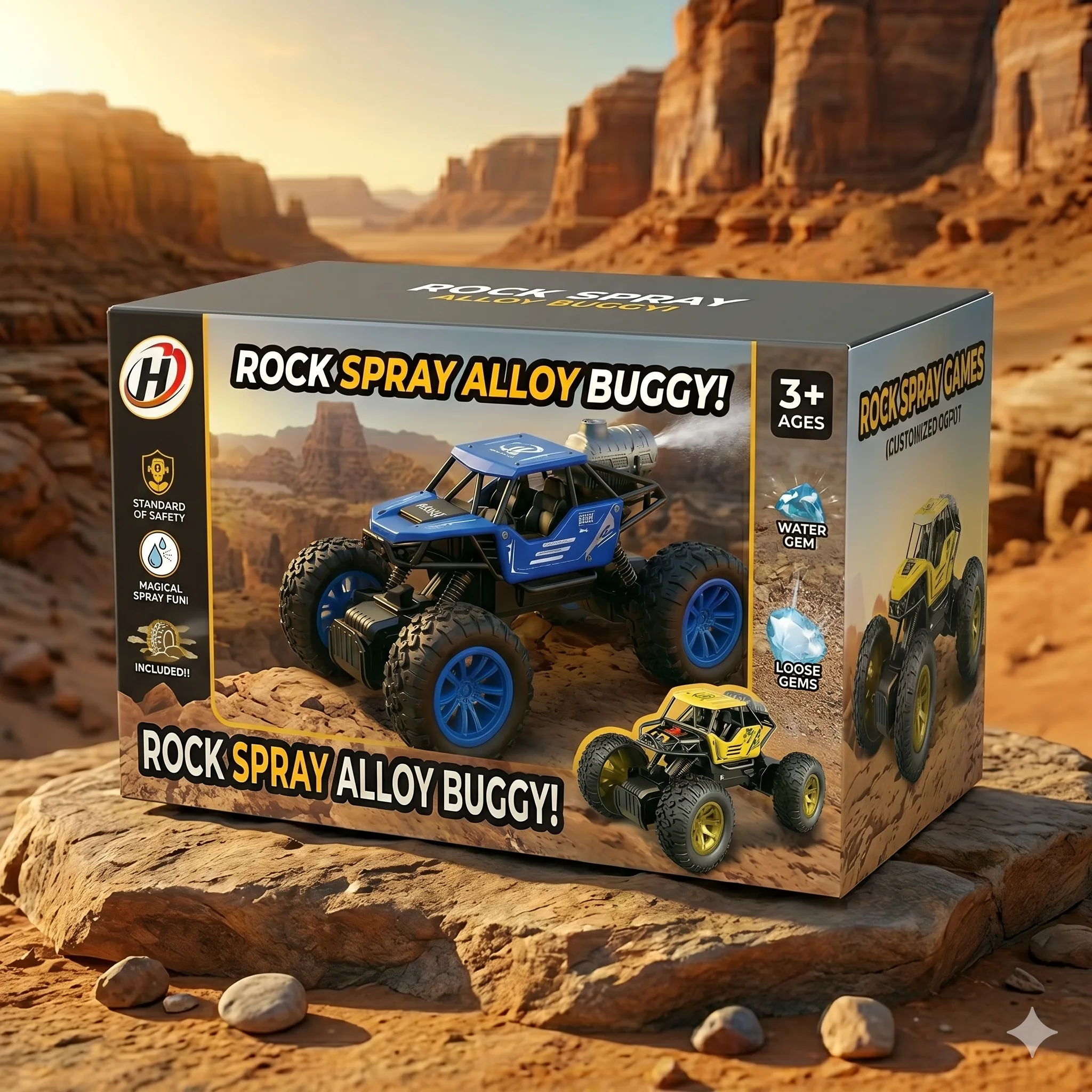 Remote Control Climbing Smoke Car With Light And Sound - Image 8