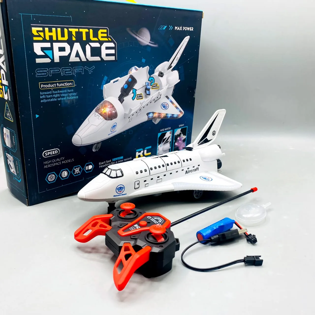 Remote Control Space Shuttle With Light And Sound - Image 3
