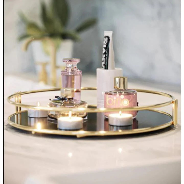 Round Makeup organizer cosmetic shelf - Image 3