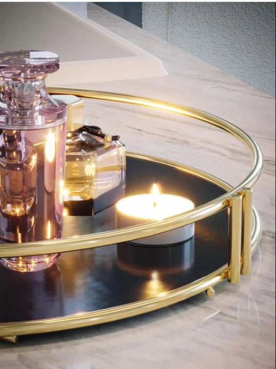Round Makeup organizer cosmetic shelf - Image 4