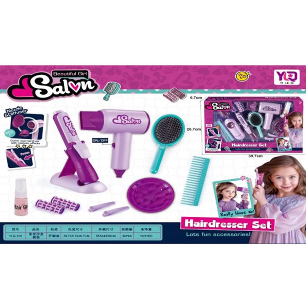 Salvan Hair Dresser Kids' Vanity & Beauty Playset - Image 7