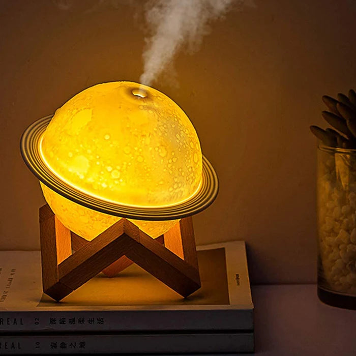 Saturn Globe Humidifier Night Light - Image 2