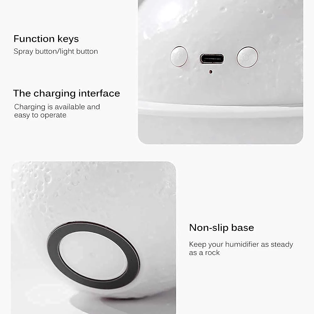 Saturn Globe Humidifier Night Light - Image 4