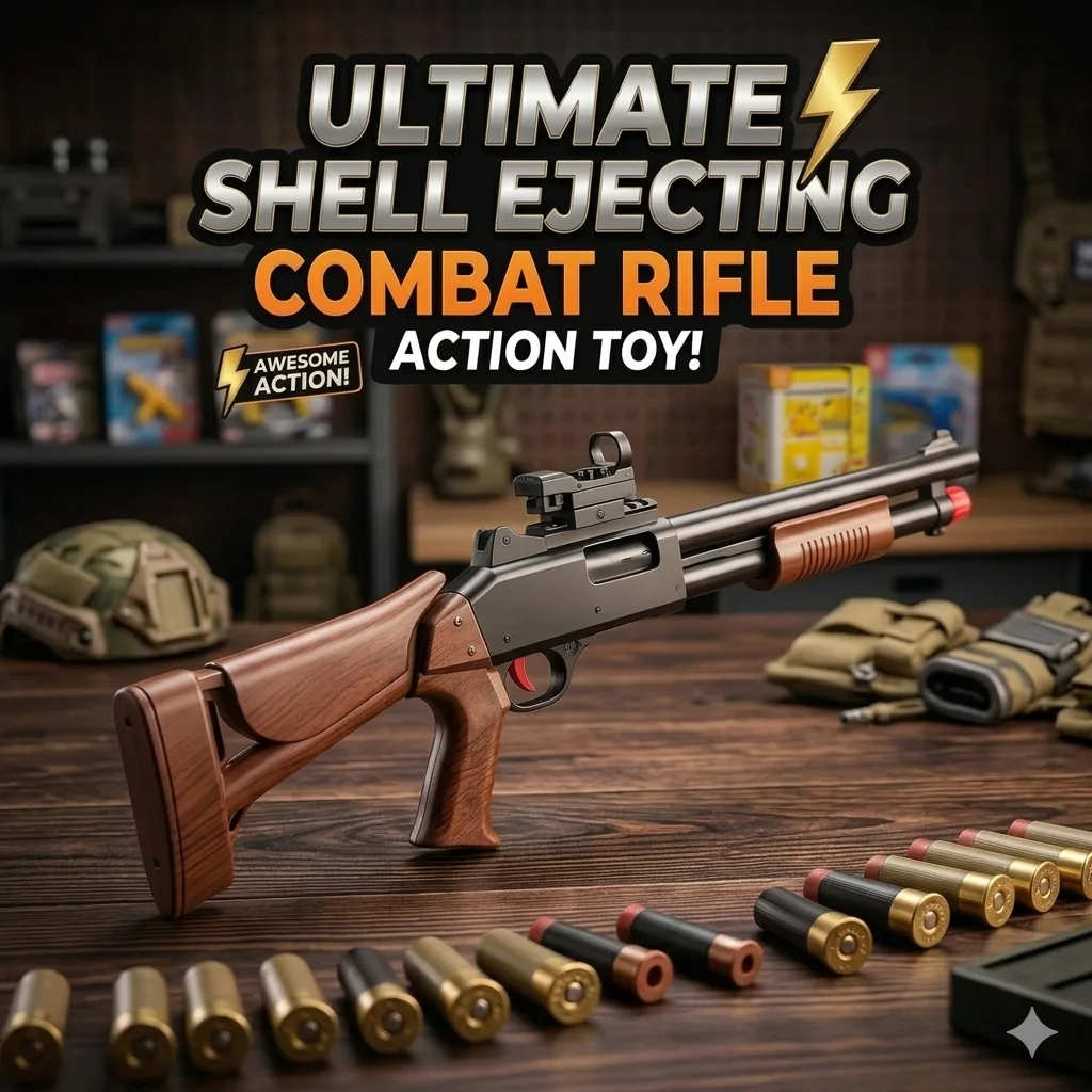 Shell Ejection Combat Rifle Toy Gun