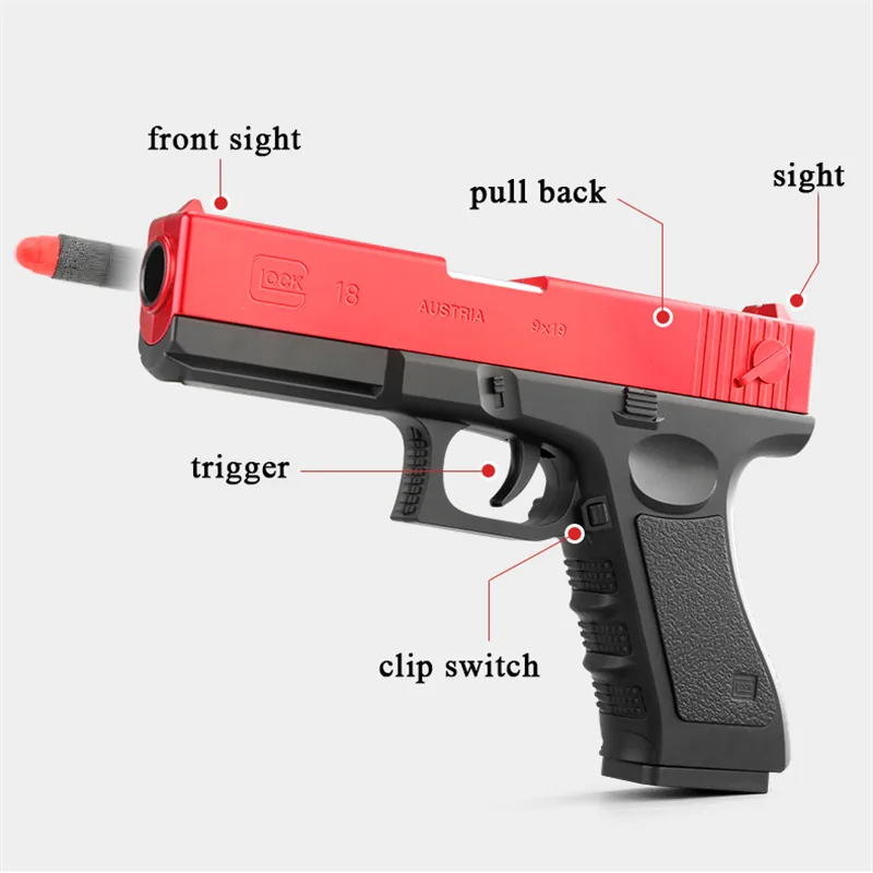 Manual Shell Ejection Soft Bullet Pistol - Image 9