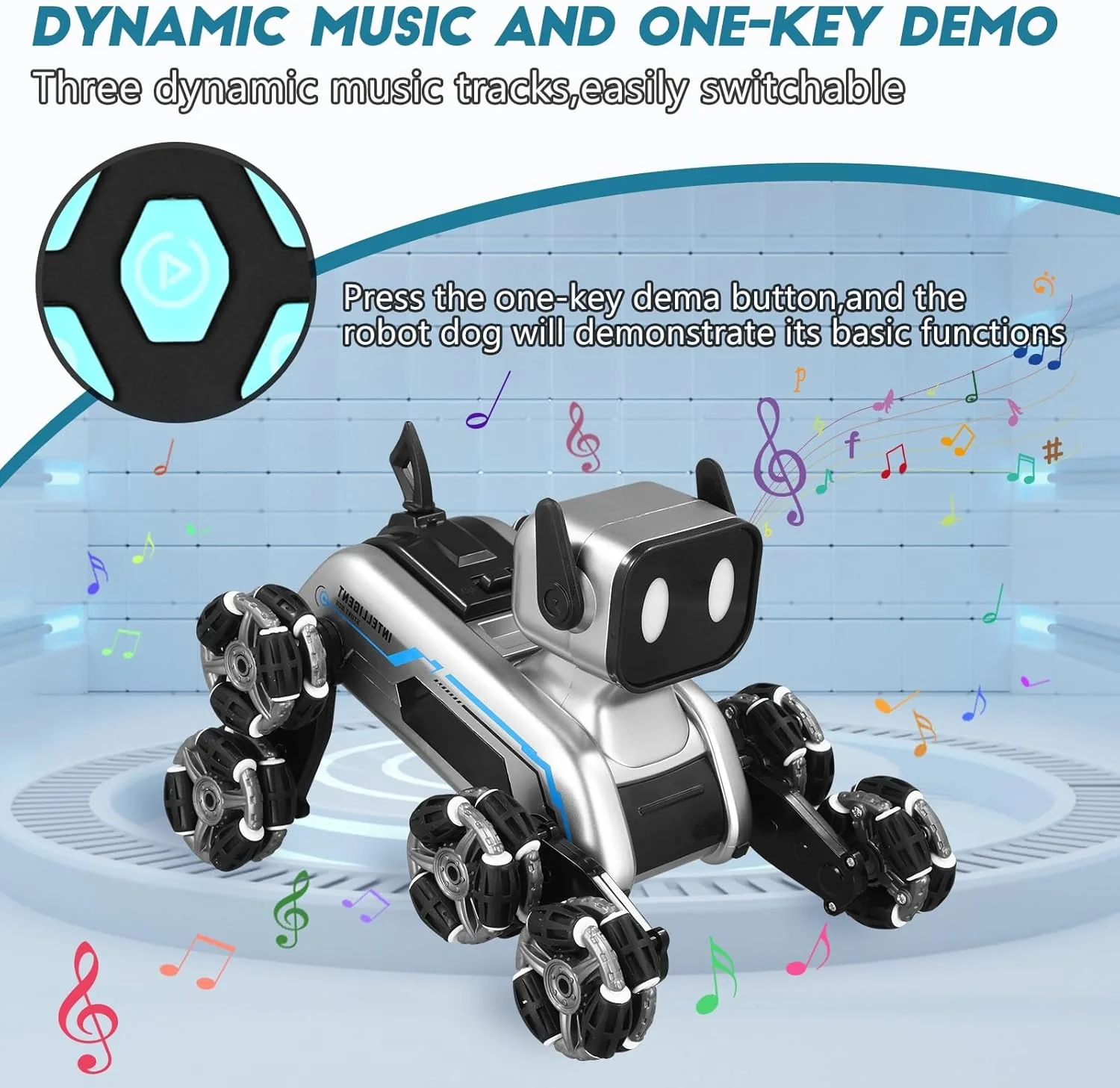 Smart Interactive Robot Dog With Light And Sound - Image 3