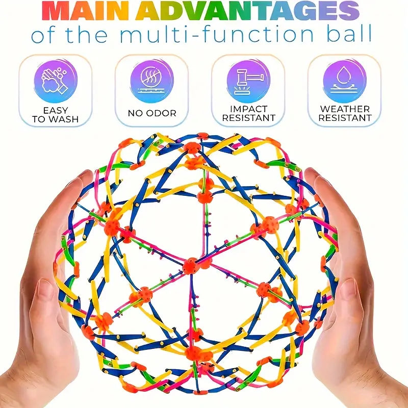 Stress-Relief Inflatable Rainbow Ball - 2 Pcs - Image 8