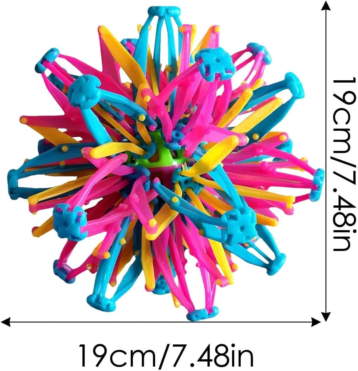 Stress-Relief Inflatable Rainbow Ball - 2 Pcs - Image 9