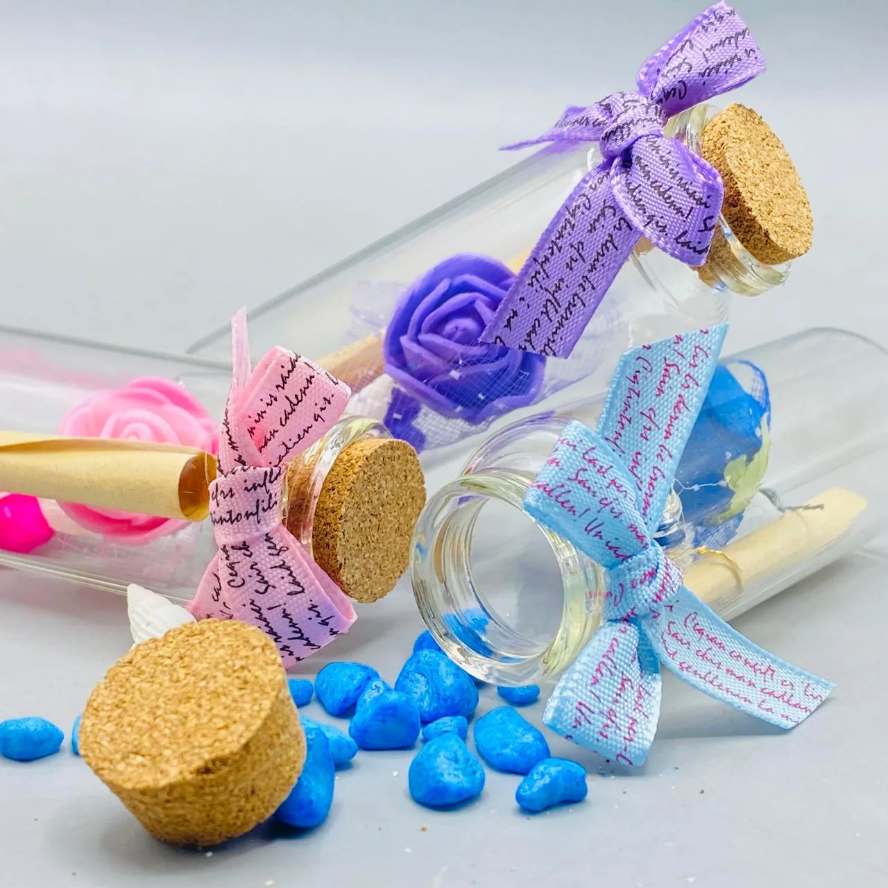 Rose Flower Message Bottle 1 Pcs - Image 3