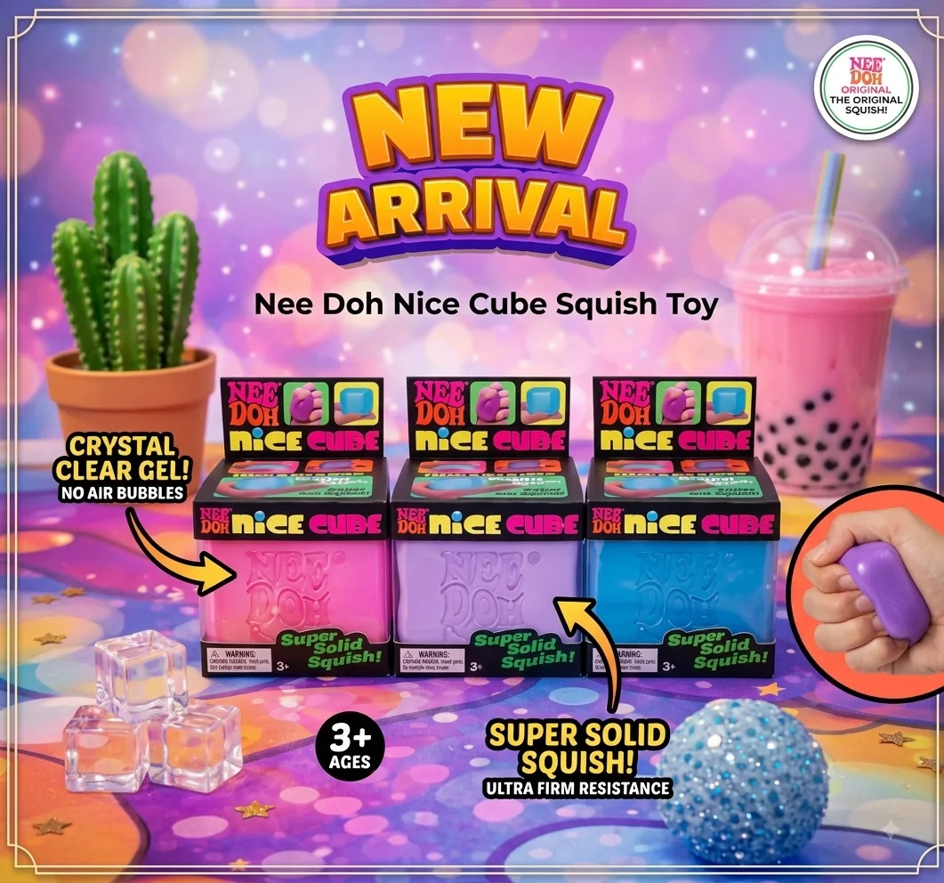 Super Solid Squish Stress Nee Doh Nice Cube (1 Pcs) - Image 2