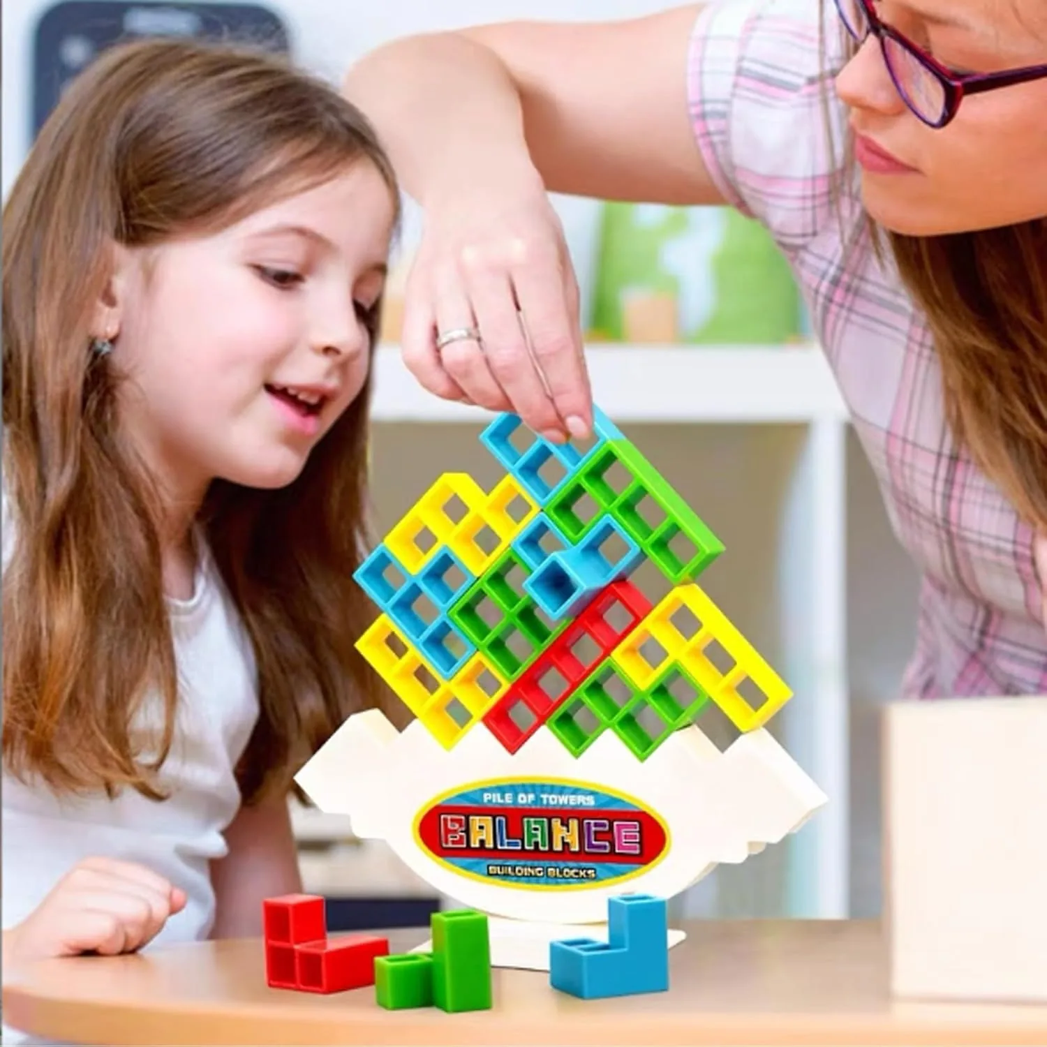 Mini Tetra Tower Balancing Stacking Building Blocks - Image 3
