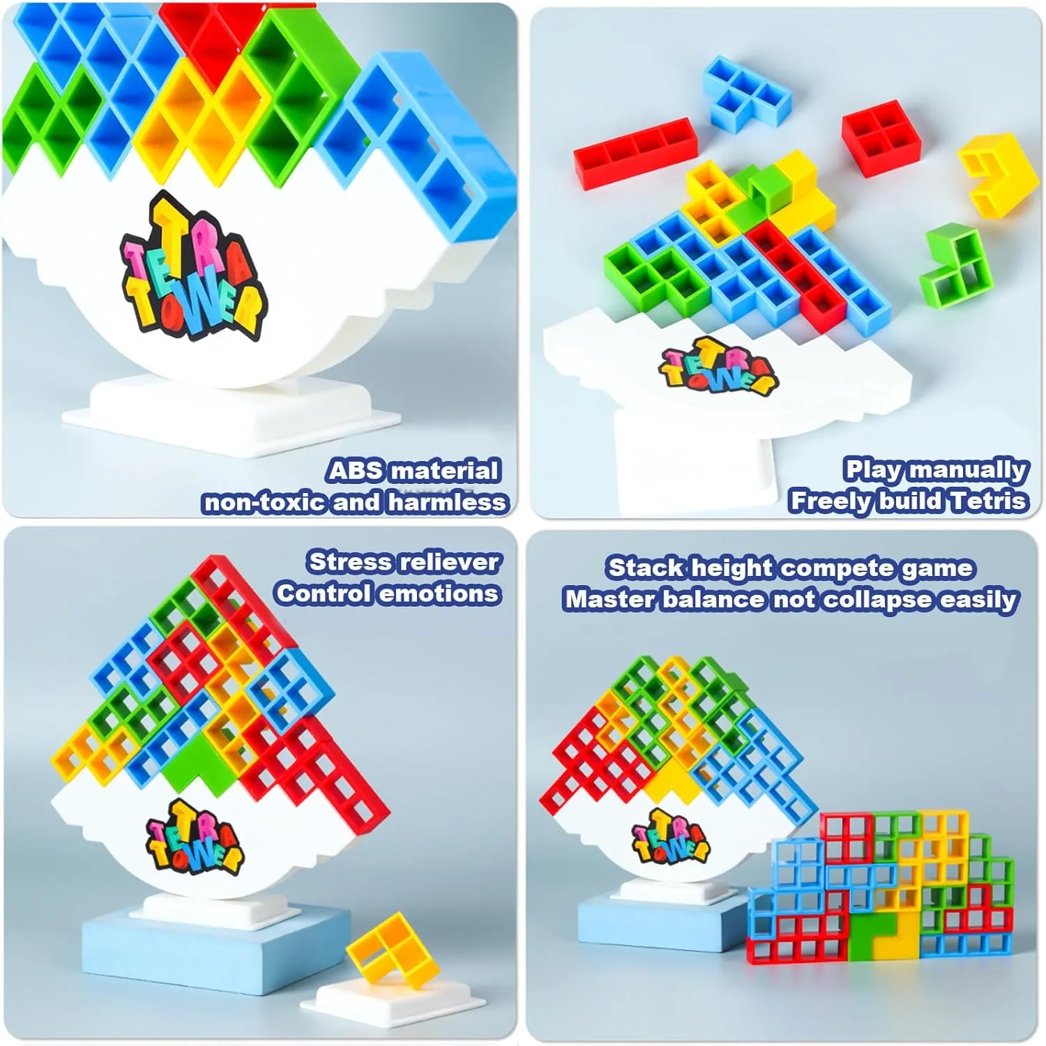 Mini Tetra Tower Balancing Stacking Building Blocks - Image 5