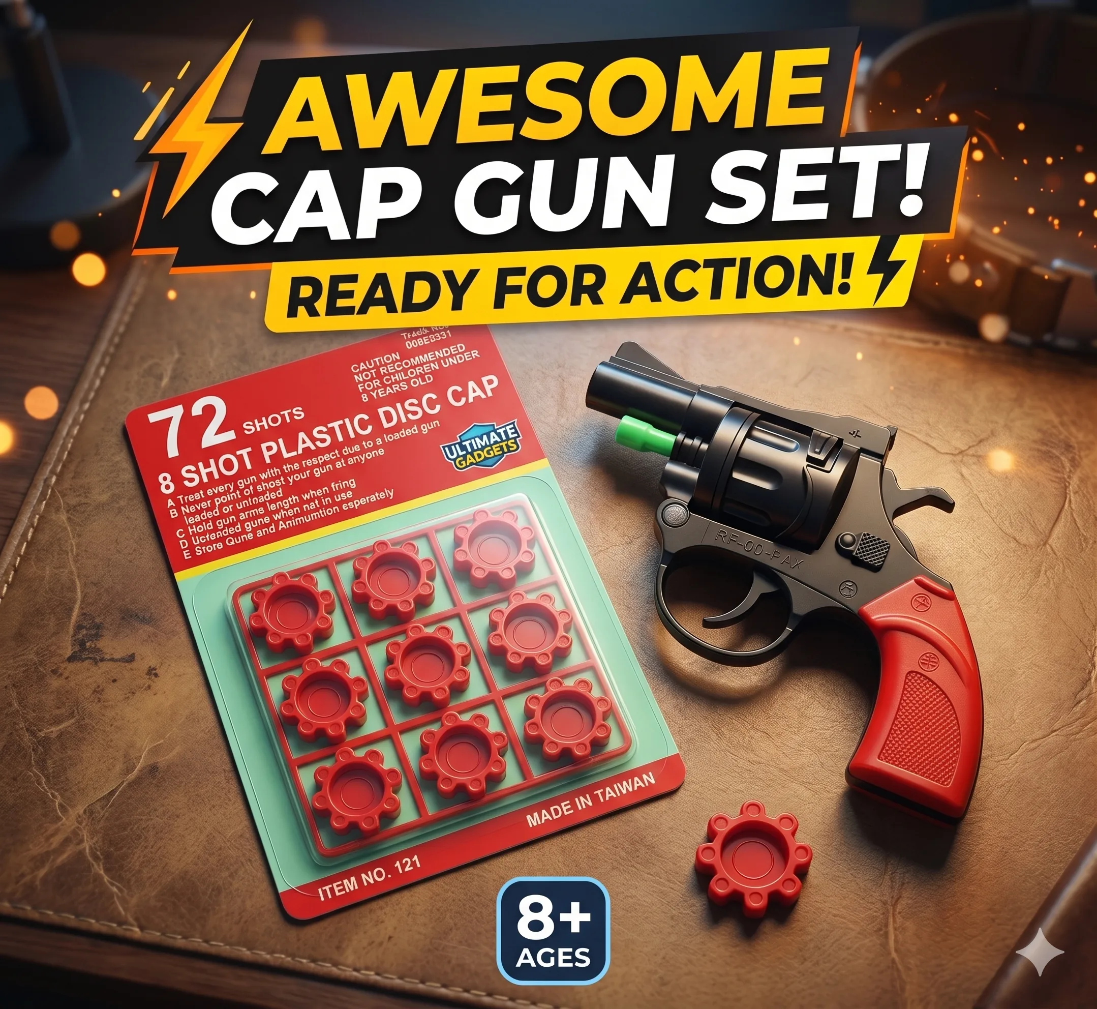 Thaa Thaa Fun Bullets + 1 Gun - 10 Packs Bullets - Image 2